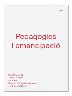 cover image of Pedagogies i emancipació